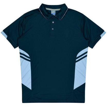 TASMAN MENS POLOS - N1311 (S - L )