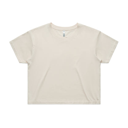 ASCOLOUR - WO'S CROP TEE - 4062 -( LARGE - 2XL)