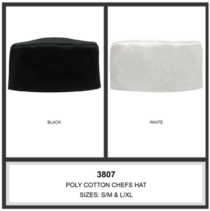 Poly Cotton Chefs Hat - HW3807