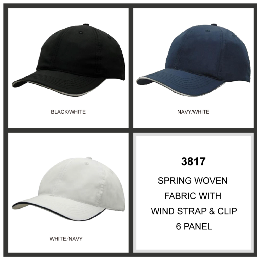 Spring Woven Fabric with Wind Strap & Clip- HW3817