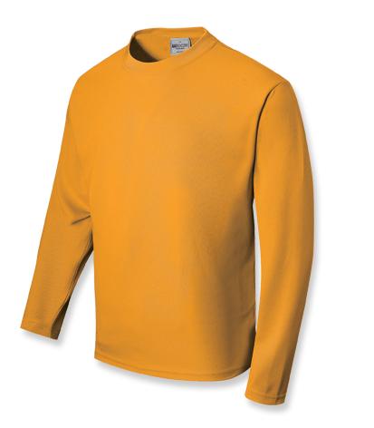 Unisex Adults Plain Breezeway Micromesh Long Sleeve Tee - CT1629 (XL-5XL)