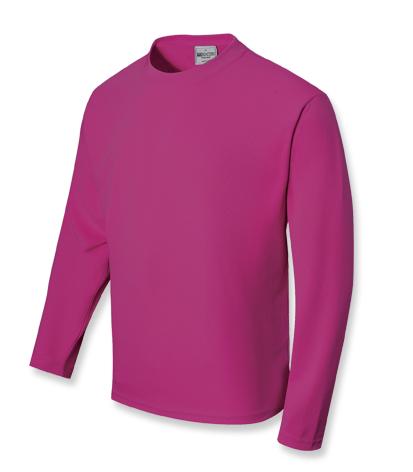 Unisex Adults Plain Breezeway Micromesh Long Sleeve Tee - CT1629 (XL-5XL)