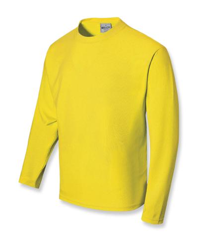 Unisex Adults Plain Breezeway Micromesh Long Sleeve Tee - CT1629 (XL-5XL)