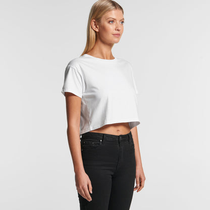 ASCOLOUR - WO'S CROP TEE - 4062 -( LARGE - 2XL)