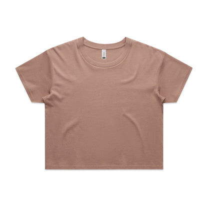 ASCOLOUR - WO'S CROP TEE - 4062 -( LARGE - 2XL)