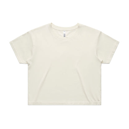 ASCOLOUR - WO'S CROP TEE - 4062 -( LARGE - 2XL)