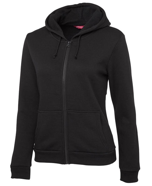 JB's LADIES FULL ZIP FLEECY HOODIE