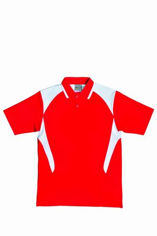 Unisex Adults Honey Comb Contrast Panel Polo