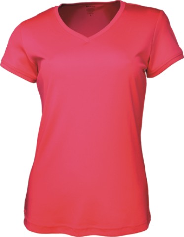 Ladies Brushed V-Neck Tee - CT1418